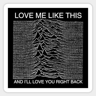 NMIXX Classic Waveform: Love Me Like This Sticker